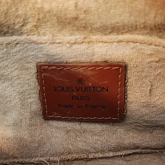 Louis Vuitton Brown Epi Dauphine Cosmetic Pouch